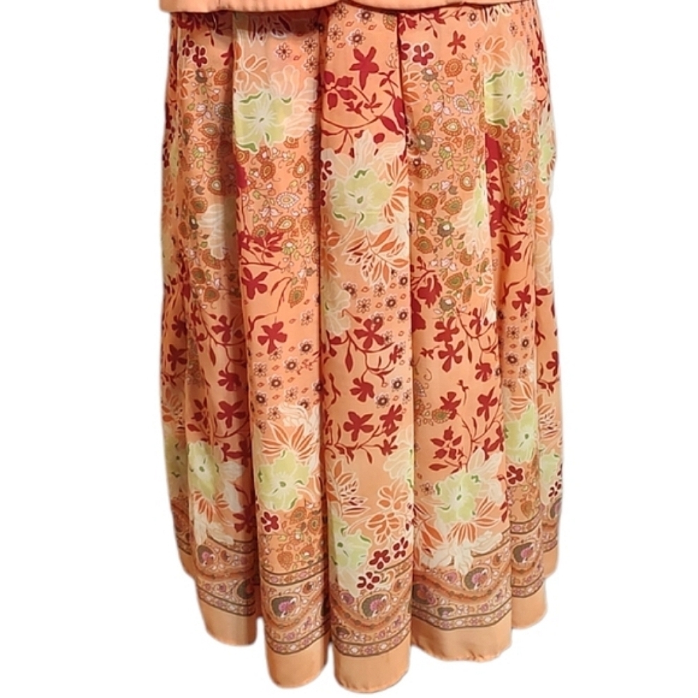 Vintage Floral Skirt suit set - Picture 3 of 3